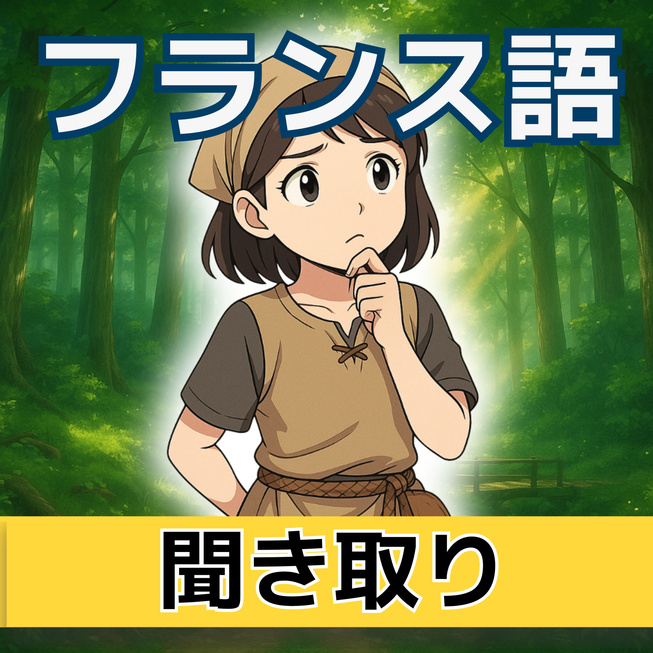 フランス語聞き流し A1|エリカときのこの森|色と感情