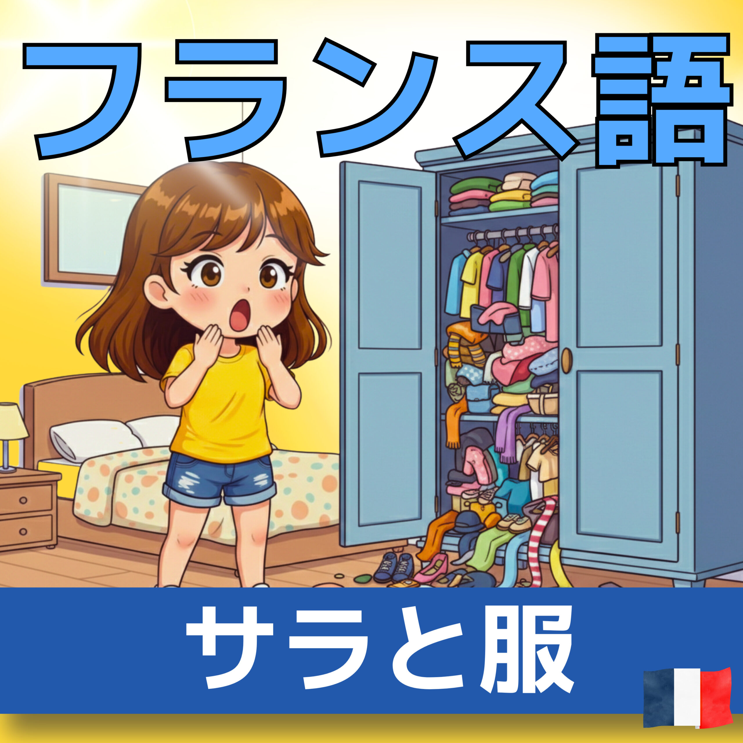 フランス語聞き取り A1|サラの服とコーディネート