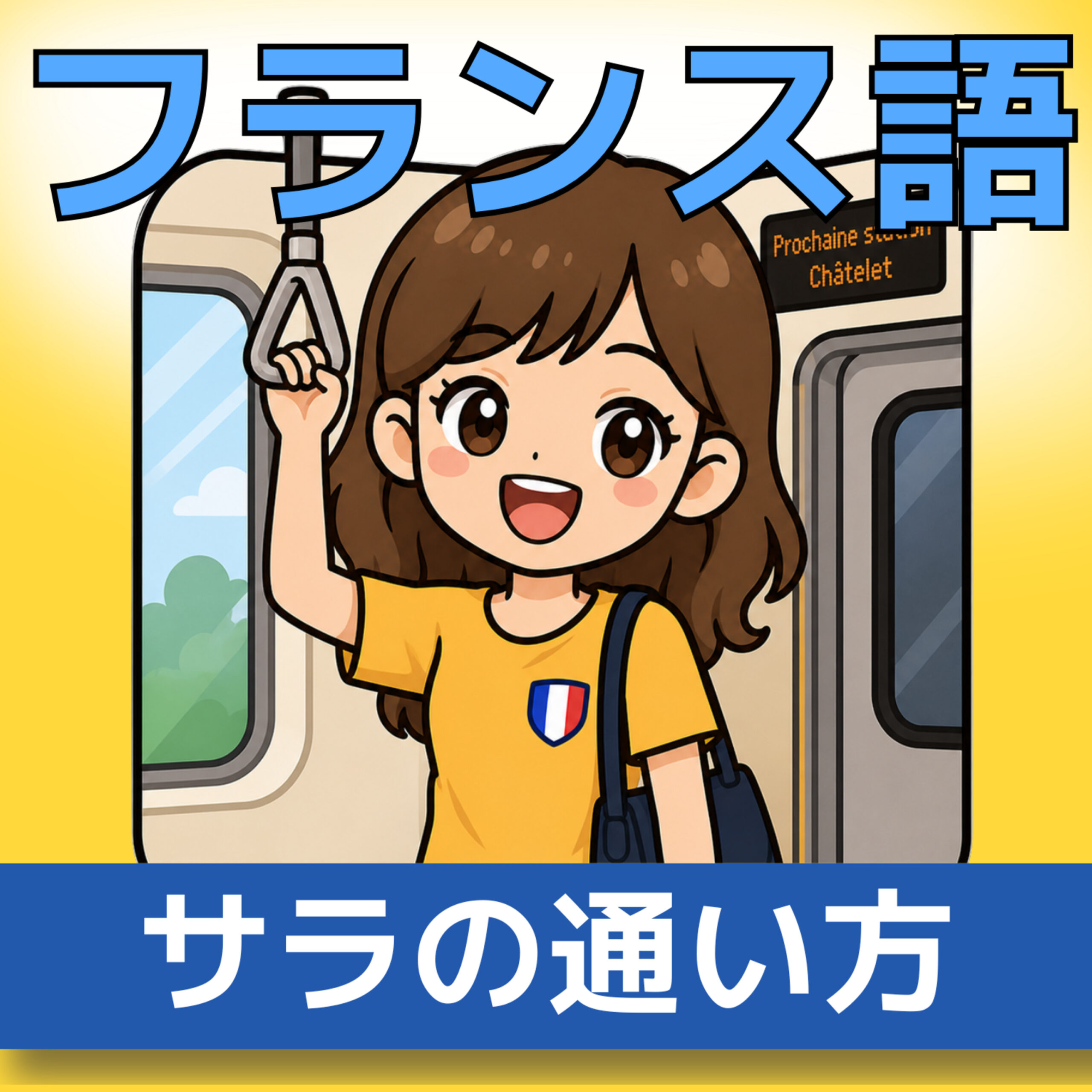 フランス語聞き流し A1|サラはどうやって通う?|移動と交通